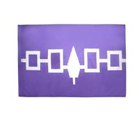 AZ FLAG - Drapeau Iroquois du Canada - 90x60 cm - Drapeau Amérindien 100% Polyester Avec Fourreau et Cordelette - Pavillon 50 g