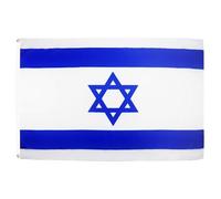 AZ FLAG Drapeau Israël 150x90 cm Drapeau Israélien Polyester 100D 2 Œillets