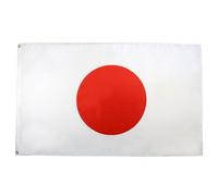 AZ FLAG - Drapeau Japon - 150x90 cm - Drapeau Japonais 100% Polyester Avec Oeillets Métalliques Intégrés - Pavillon 110 g