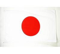 AZ FLAG - Drapeau Japon - 150x90 cm en Polyester - Drapeau Japonais Avec Oeillets en Laiton Intégrés - 80g