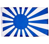 AZ FLAG - Drapeau Japon WWI Bleu - 45x30 cm - Pavillon Japonais Impérial 100% Polyester Avec Deux Cordelettes - 20g