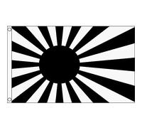 AZ FLAG - Drapeau Japon WWI Noir - 150x90 cm - Drapeau Japonais Impérial 100% Polyester Avec Oeillets Métalliques Intégrés - Pavillon 110 g