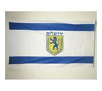 AZ FLAG - Drapeau Jérusalem - 150x90 cm - Drapeau De Salem 100% Polyester Avec Fourreau et cordelette - Pavillon 110 g