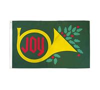 AZ FLAG - Drapeau Joie de Noël - 150x90 cm - Drapeau Christmas Joy 100% Polyester Avec Oeillets Métalliques Intégrés - Pavillon 110 g