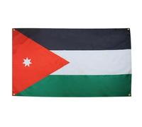 AZ FLAG Drapeau Jordanie 150x90 cm avec 4 oeillets, Pavillon Jordanien pour balcon ou mur