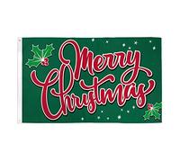 AZ FLAG - Drapeau Joyeux Noël Etincelles - 150x90 cm - Drapeau Merry Christmas 100% Polyester Avec Oeillets Métalliques Intégrés - Pavillon 110 g