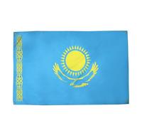 AZ FLAG Drapeau Kazakhstan 150x90 cm avec 4 oeillets, Pavillon Kazakh pour balcon ou mur