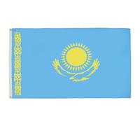 AZ FLAG Drapeau Kazakhstan 90x60 cm Drapeau Kazakh Polyester 100D 2 Œillets