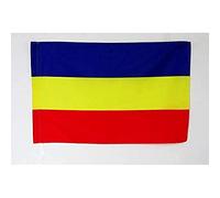 AZ FLAG - Drapeau Khmers Krom du Viêt Nam - 90x60 cm - Drapeau Khmère 100% Polyester Avec Fourreau et Cordelette - Pavillon 50 g