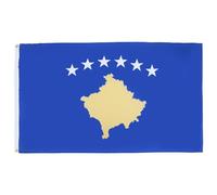 AZ FLAG - Drapeau Kosovo - 150x90 cm - Drapeau Kosovard 100% Polyester Avec Oeillets Métalliques Intégrés - Pavillon 110 g