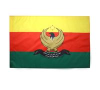 AZ FLAG Drapeau Kurdistan syrien 150x90 cm Kurd Polyester 100D Fourreau