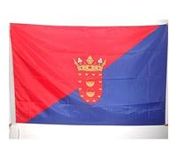AZ FLAG - Drapeau Lanzarote - 150x90 cm - Drapeau Lancerotte - Las Palmas - Canaries 100% Polyester Avec Fourreau et cordelette - Pavillon 110 g