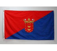 AZ FLAG - Drapeau Lanzarote - 90x60 cm - Drapeau Lancerotte - Las Palmas - Canaries 100% Polyester Avec Oeillets Métalliques Intégrés - Pavillon 50 g