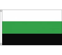 AZ FLAG - Drapeau LGBT Fierté Neutrois - 150x90 cm - Drapeau Fierté Genderqueer 100% Polyester Avec Oeillets Métalliques Intégrés - Pavillon 110 g