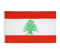AZ FLAG Drapeau Liban 150x90 cm Drapeau Libanais Polyester Léger 2 Œillets