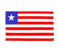 AZ FLAG - Drapeau Libéria - 150x90 cm - Drapeau Libérien 100% Polyester Avec Oeillets Métalliques Intégrés - Pavillon 110 g