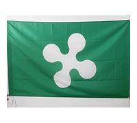 AZ FLAG - Drapeau Lombardie - 150x90 cm - Drapeau Lombard - Lombardia - Italie 100% Polyester Avec Fourreau et cordelette - Pavillon 110 g