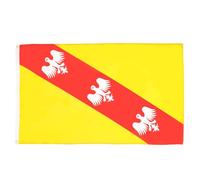 AZ FLAG - Drapeau Lorraine - 90x60 cm - Drapeau Lorrain - France 100% Polyester Avec Oeillets Métalliques Intégrés - Pavillon 50 g
