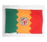 AZ FLAG - Drapeau Los Angeles - 45x30 cm - Pavillon Ville De Los Angeles - Californie 100% Polyester Avec Deux Cordelettes - 20g