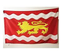 AZ FLAG - Drapeau Lot-et-Garonne - 90x60 cm - Drapeau Département Lot-Et-Garonnais 100% Polyester Avec Fourreau et Cordelette - Pavillon 50 g