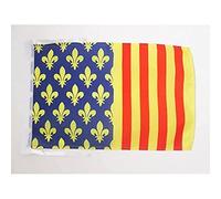 AZ FLAG - Drapeau Lozère - 45x30 cm - Pavillon Département Français - Languedoc-Roussillon 100% Polyester Avec Deux Cordelettes - 20g