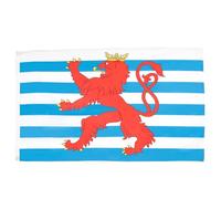 AZ FLAG Drapeau Luxembourg avec lion 150x90 cm Polyester 100D 2 Œillets | Usage intérieur et extérieur Drapeau décoratif luxembourgeois coutures doubles et bords renforcés avec œillets métalliques