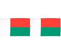 AZ FLAG - Drapeau Madagascar - 150x90 cm - Drapeau Malgache 100% Polyester Avec Oeillets Métalliques Intégrés - Pavillon 110 g (Lot de 2)