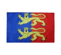 AZ FLAG - Drapeau Manche - 150x90 cm - Drapeau Département Français - Normandie 100% Polyester Avec Fourreau et cordelette - Pavillon 110 g