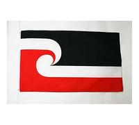 AZ FLAG - Drapeau Maori - 150x90 cm - Drapeau Néo-Zélandais - Nouvelle-Zélande 100% Polyester Avec Oeillets Métalliques Intégrés - Pavillon 110 g
