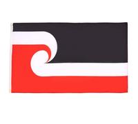 AZ FLAG - Drapeau Maori - 90x60 cm - Drapeau Néo-Zélandais - Nouvelle-Zélande 100% Polyester Avec Oeillets Métalliques Intégrés - Pavillon 50 g