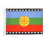 AZ FLAG Drapeau Mapuches du Chili 45x30 cm Polyester 100D Cordelettes