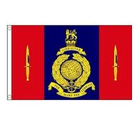 AZ FLAG - Drapeau Marine du Royaume-Uni 45 Commando - 150x90 cm - Drapeau Royal Navy 100% Polyester Avec Oeillets Métalliques Intégrés - Pavillon 110 g