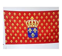 AZ FLAG - Drapeau Marine marchande française XVIIIe siècle - 150x90 cm - Drapeau Pavillon Royaume De France 100% Polyester Avec Fourreau et cordelette - Pavillon 110 g