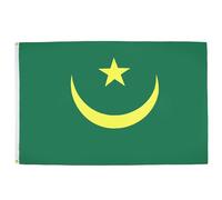 AZ FLAG Drapeau Mauritanie 150x90 cm Mauritanien Polyester 100D 2 Œillets