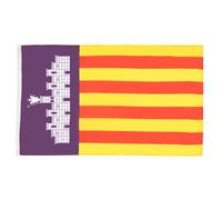 AZ FLAG - Drapeau Mayorque - 90x60 cm - Drapeau De Mallorca - Espagne 100% Polyester Avec Oeillets Métalliques Intégrés - Pavillon 50 g