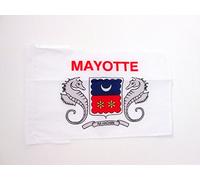 Drapeau Mayotte 45x30cm - PAVILLON mahorais - France 30 x 45 cm haute qualité - AZ FLAG