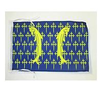 AZ FLAG - Drapeau Meuse - 45x30 cm - Pavillon Département Meusien 100% Polyester Avec Deux Cordelettes - 20g