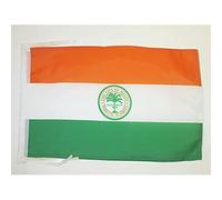 AZ FLAG - Drapeau Miami - 45x30 cm - Pavillon Ville De Miami- Floride 100% Polyester Avec Deux Cordelettes - 20g