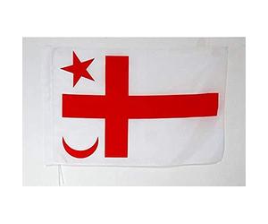 AZ FLAG - Drapeau MicMacs du Québec - 150x90 cm - Drapeau Amérindien 100% Polyester Avec Fourreau et cordelette - Pavillon 110 g