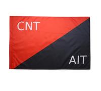 AZ FLAG Drapeau Milices confédérales de la CNT-FAI d'Espagne 90x60 cm