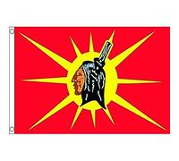 AZ FLAG - Drapeau Mohawks - 150x90 cm - Drapeau Indiens Agniers Iroquois 100% Polyester Avec Oeillets Métalliques Intégrés - Pavillon 110 g