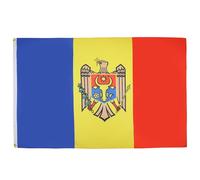 AZ FLAG - Drapeau Moldavie - 150x90 cm - Polyester léger - Drapeau Moldave Avec Oeillets Métalliques Intégrés - 80g