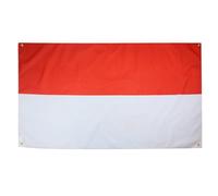 AZ FLAG Drapeau Monaco 150x90 cm avec 4 oeillets, Pavillon Monégasque pour balcon ou mur