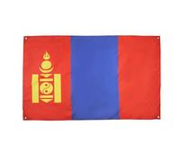 AZ FLAG Drapeau Mongolie 150x90 cm avec 4 oeillets, Pavillon Mongol pour balcon ou mur