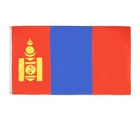 AZ FLAG Drapeau Mongolie 150x90 cm Drapeau Mongol Polyester 100D 2 Œillets