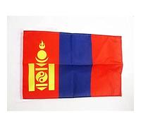 AZ FLAG Drapeau Mongolie 45x30cm - PAVILLON Mongol 30 x 45 cm Haute qualité