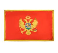 AZ FLAG Drapeau Monténégro 150x90 cm avec 4 oeillets, Pavillon Monténégrin pour balcon ou mur