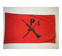 AZ FLAG - Drapeau Montoneros d'Argentine - 150x90 cm - Drapeau Révolutionnaire Argentin 100% Polyester Avec Fourreau et cordelette - Pavillon 110 g