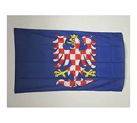 AZ FLAG - Drapeau Moravie - 90x60 cm - Drapeau Morava - République Tchèque 100% Polyester Avec Fourreau et Cordelette - Pavillon 50 g