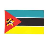 AZ FLAG - Drapeau Mozambique - 150x90 cm - Drapeau Mozambicain 100% Polyester Avec Oeillets Métalliques Intégrés - Pavillon 110 g